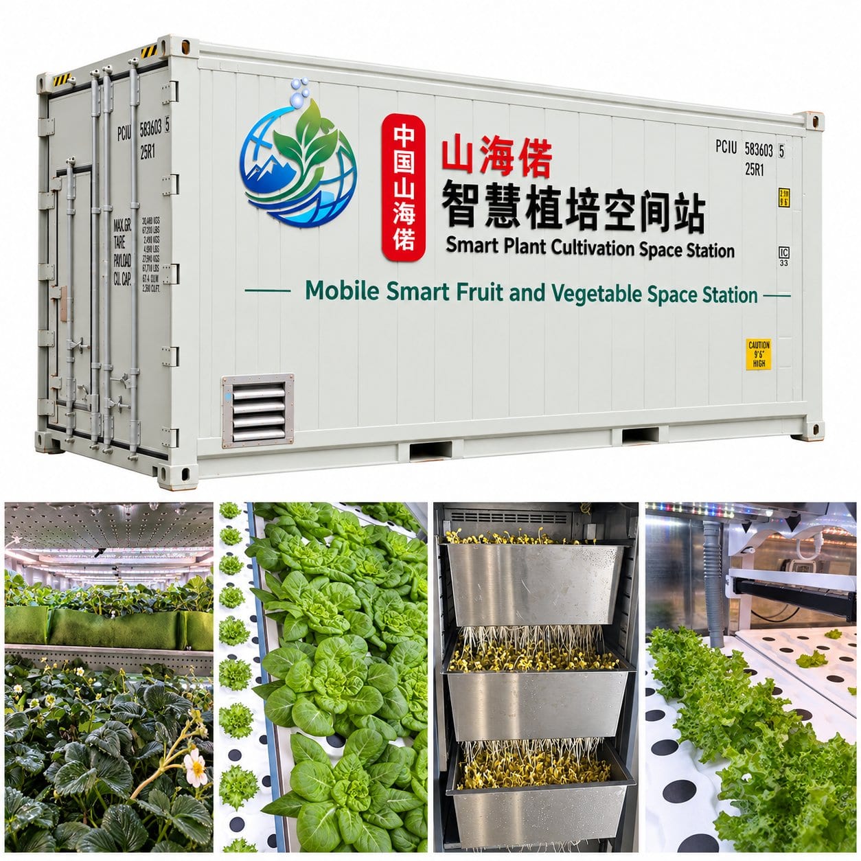 Mobile Fruit & Vegetable Cultivation Space Station | Modular Container Farm