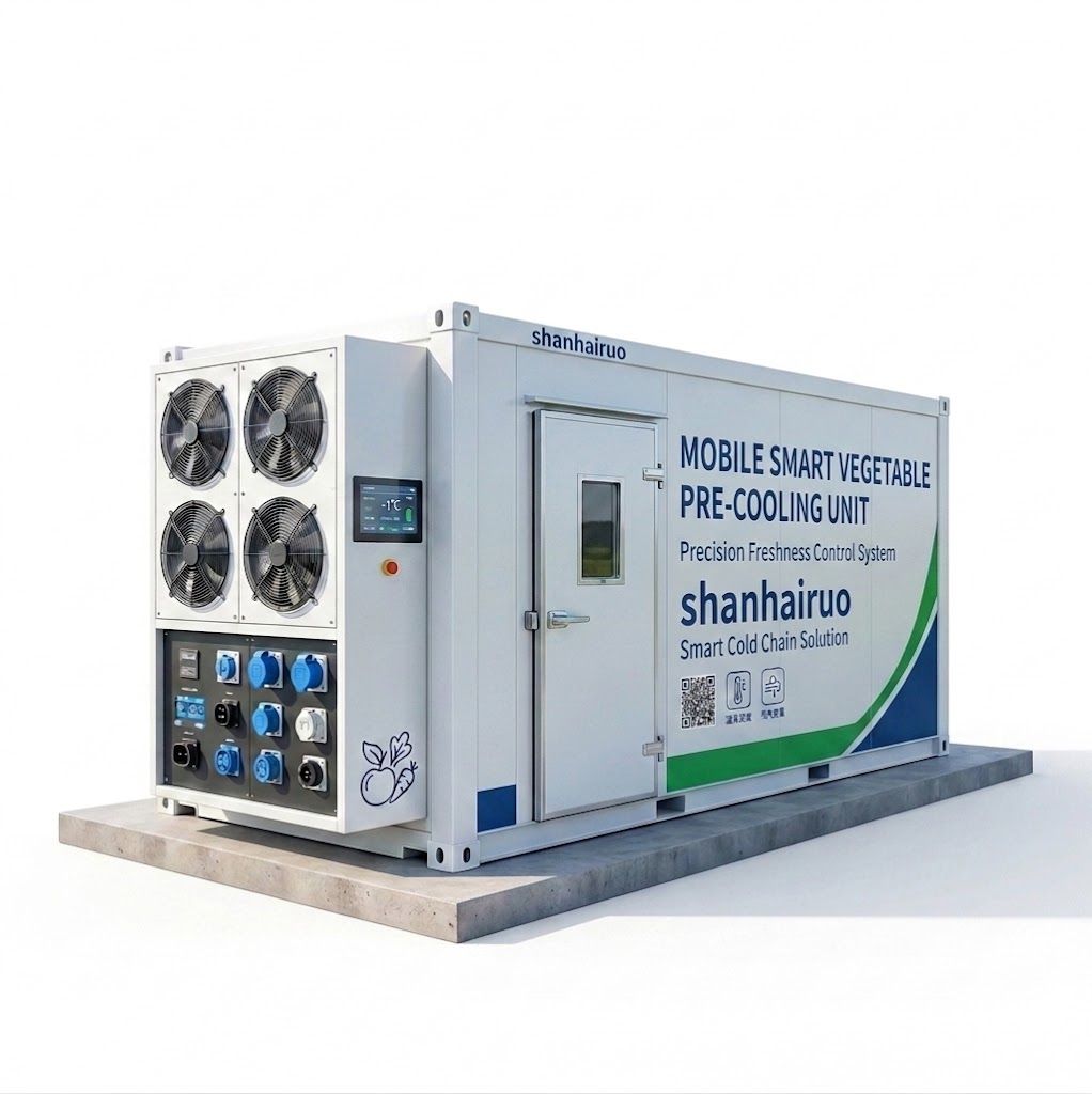 Mobile Smart Fruit & Vegetable Pre-cooling Fresh-keeping Container
